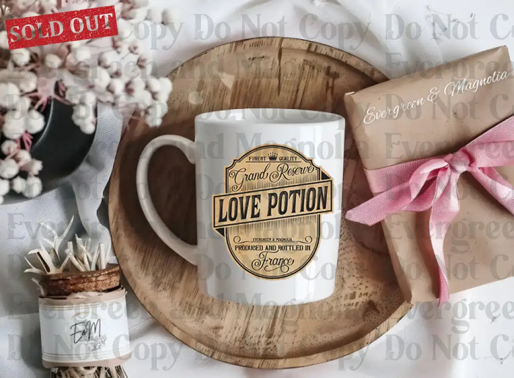 Wizard Potions & Poisons Labels 4 inch / Love Potion Decal