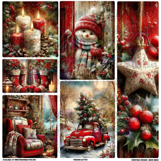 Mixed Image Sheet - Christmas Dreams (Printed Vinyl)