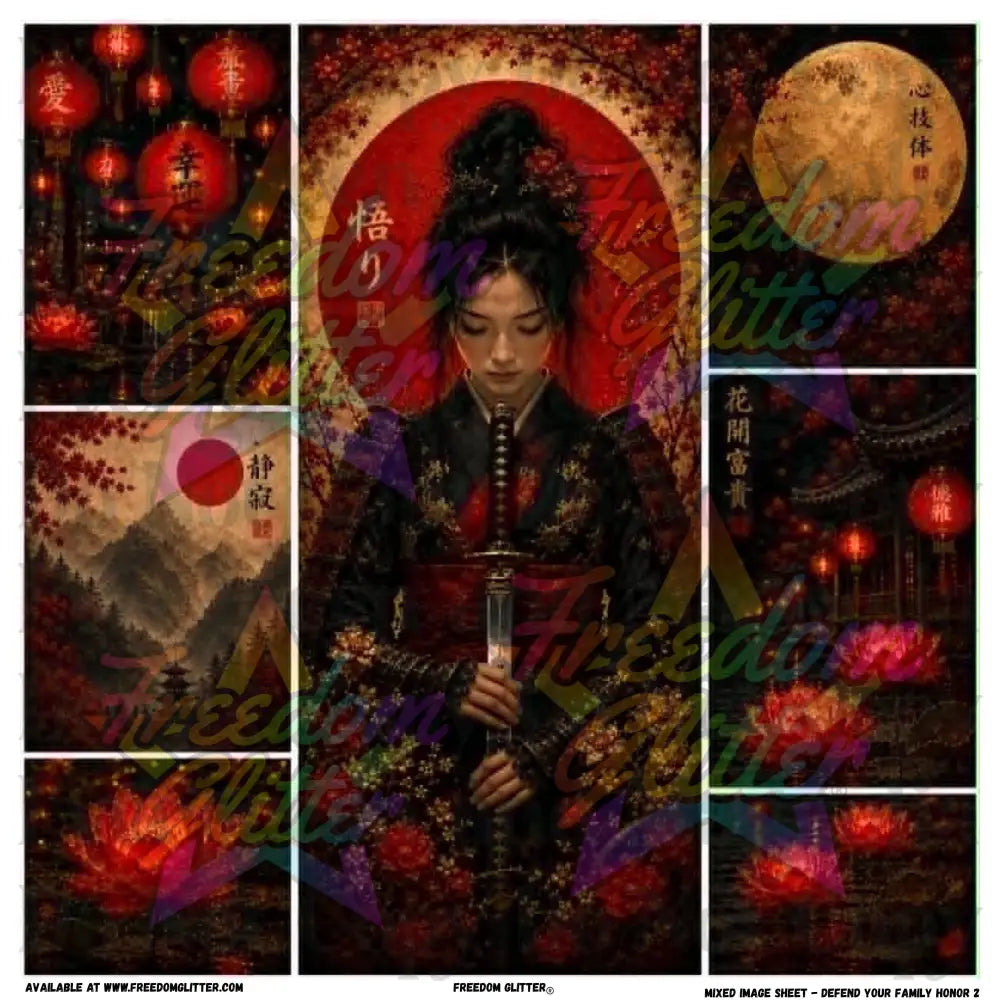 Mixed Image Sheet - Defend Your Family Honor 2 (Printed Vinyl)