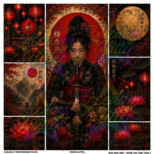 Mixed Image Sheet - Defend Your Family Honor 2 (Printed Vinyl)