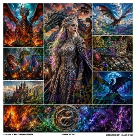 Mixed Image Sheet - Dragon Mother (Printed Vinyl)