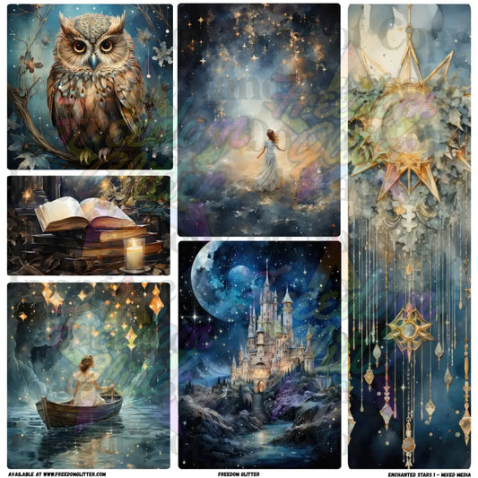 Mixed Image Sheet - Enchanted Stars 1 (Printed Vinyl)