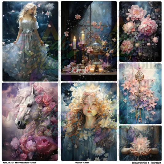 Mixed Image Sheet - Enchanted Stars 2 (Printed Vinyl)