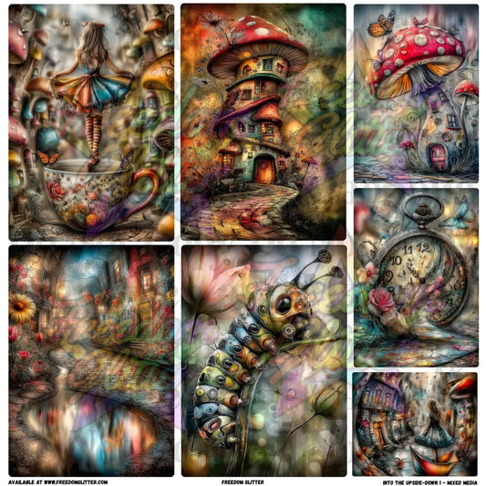 Mixed Image Sheet - Into The Upside-Down 1 (Printed Vinyl)
