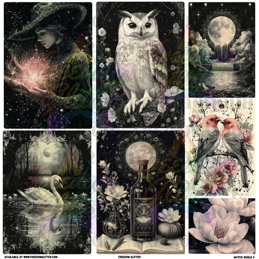 Mixed Image Sheet - Mystic World 3 (Printed Vinyl)