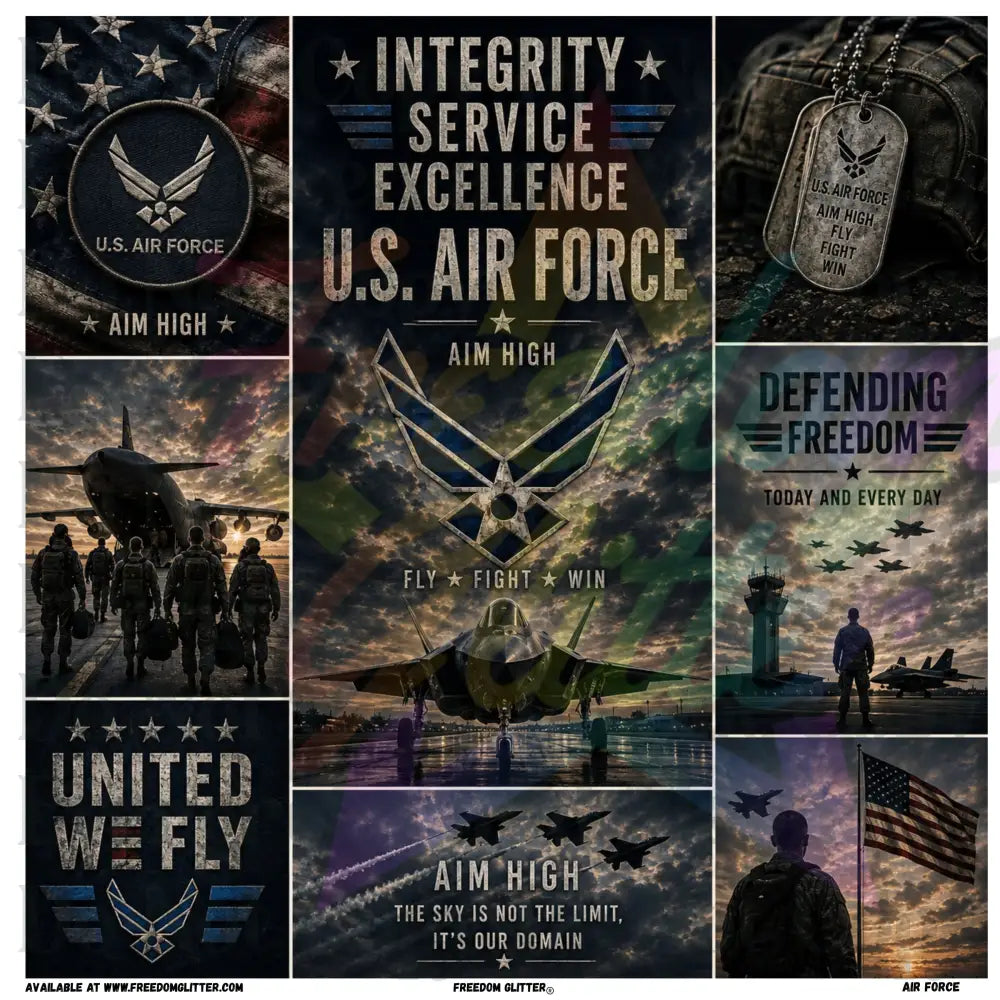 Mixed Image - Air Force (Printed Vinyl)