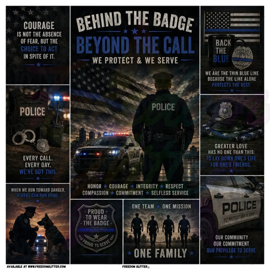 Mixed Image - Police Officer (Printed Vinyl)
