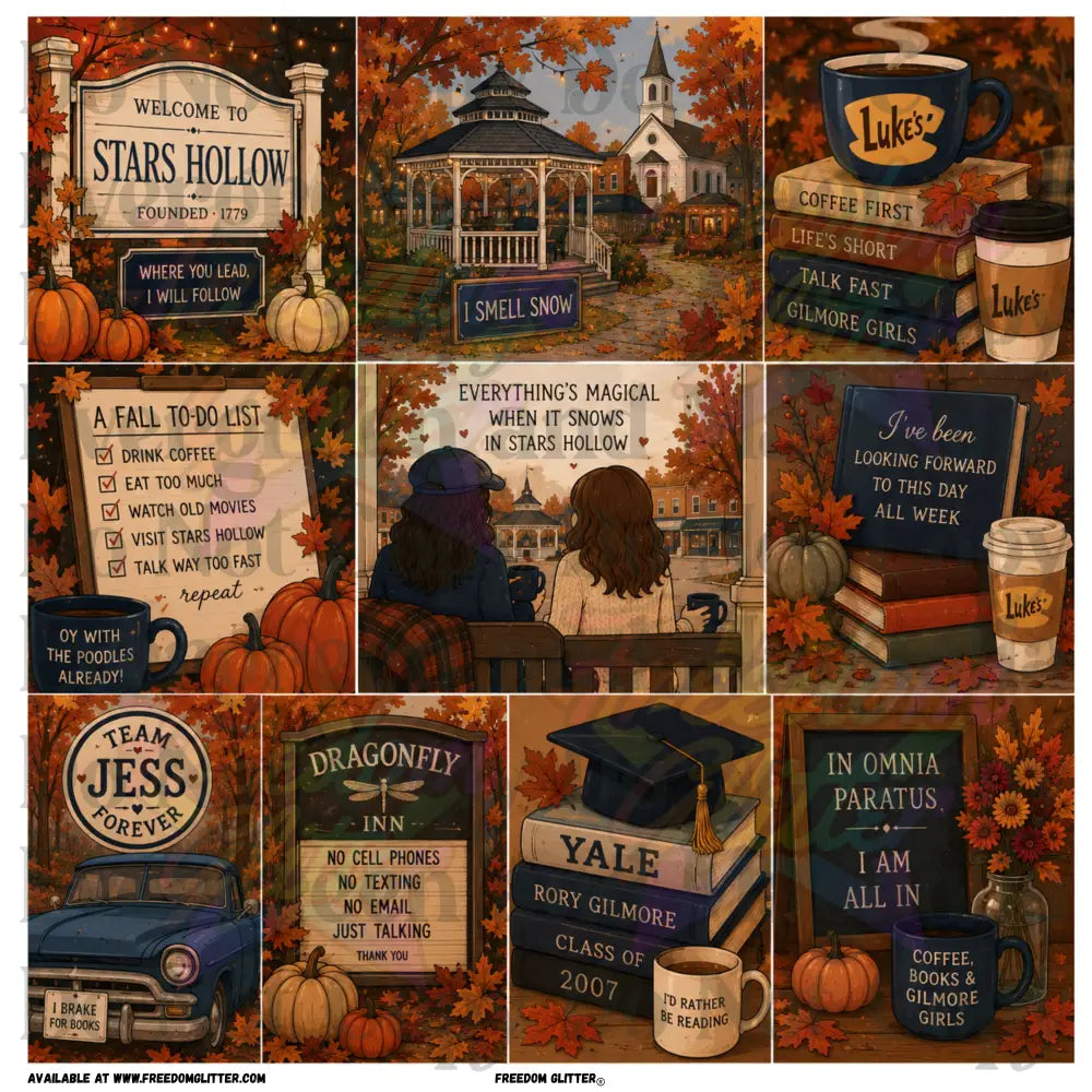 Mixed Image - Stars Hollow 2 (Printed Vinyl)