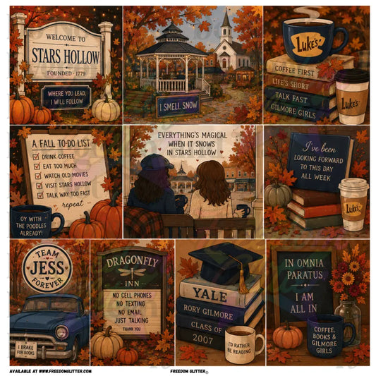 Mixed Image - Stars Hollow 2 (Printed Vinyl)