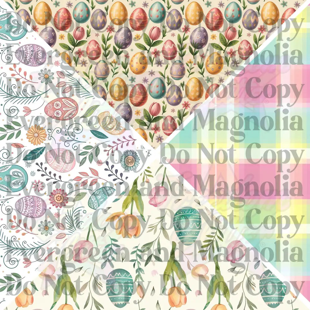Mixed Triangles - Easter 1 (Printed Vinyl)