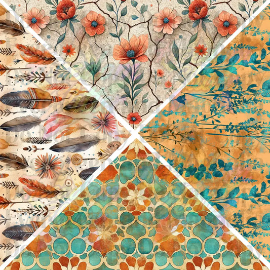 Mixed Triangles - Southwestern 3 (Printed Vinyl)