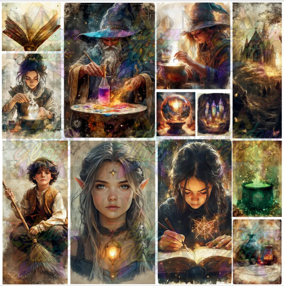 Mixed Image Sheet - Magic (Printed Vinyl)