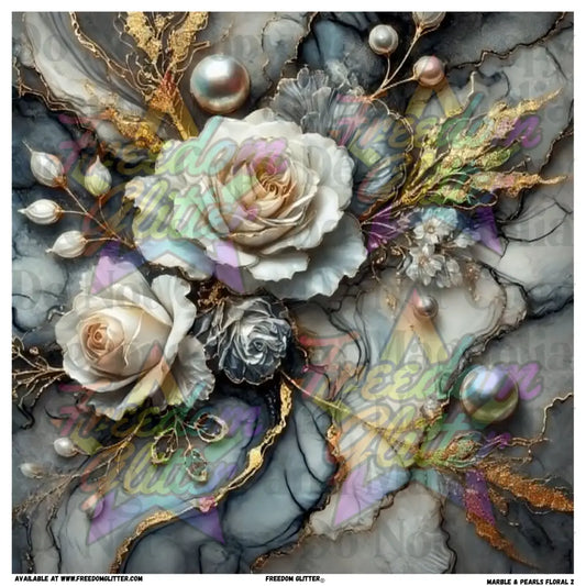 Marble & Pearls 2 (Printed Vinyl)