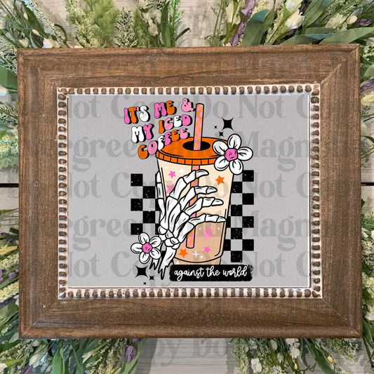 _Me_And_My_Iced_Coffee_Skellie_Hand