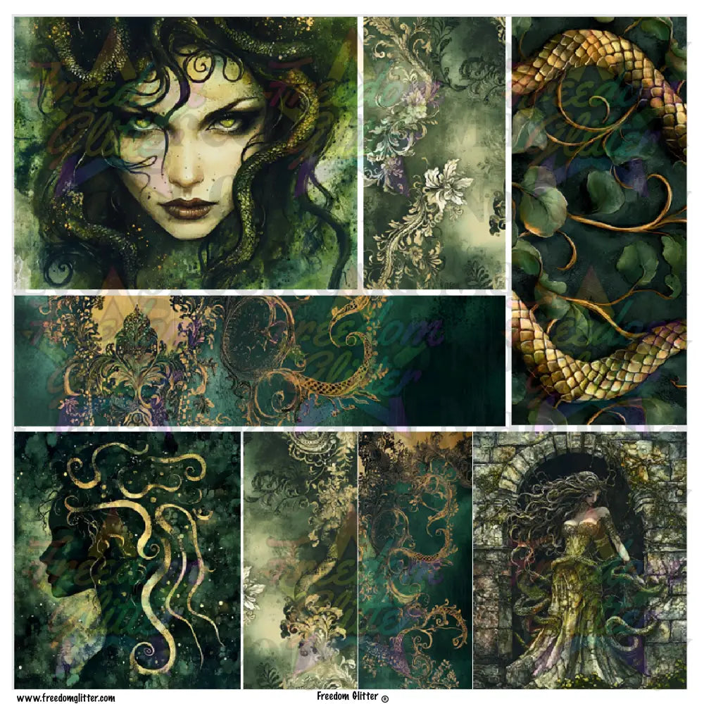 Mixed Image Sheet - Medusa 2 (Printed Vinyl)