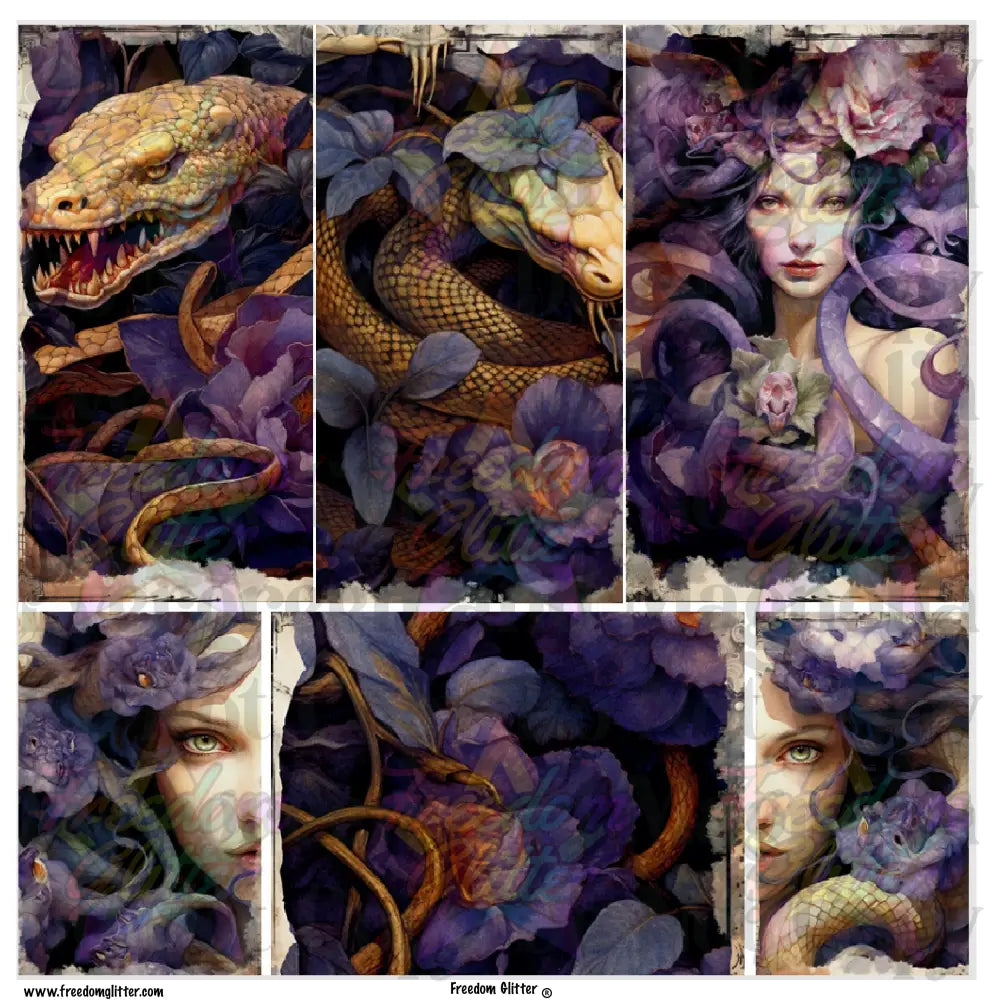 Mixed Image Sheet - Medusa 3 (Printed Vinyl)