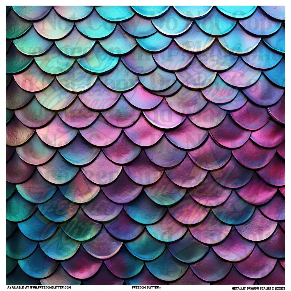 Metallic Dragon Scales 2 (Printed Vinyl)