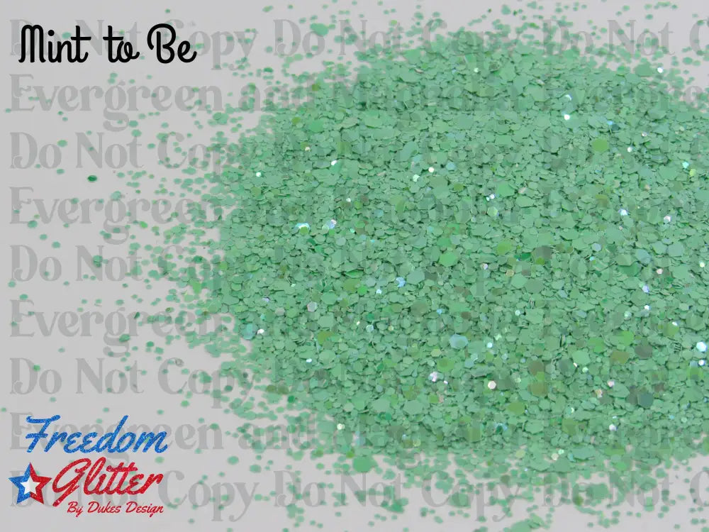 Mint To Be (Pearl Iridescent Glitter)