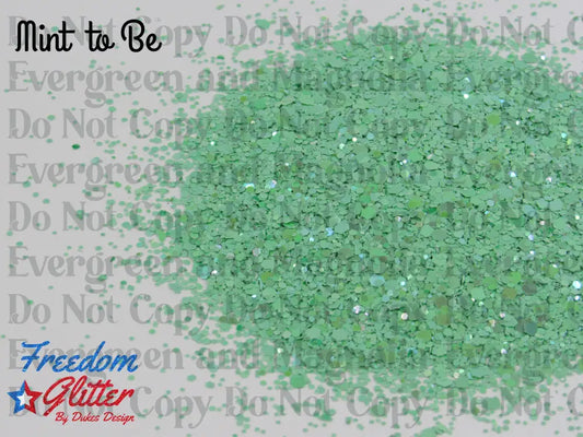 Mint To Be (Pearl Iridescent Glitter)