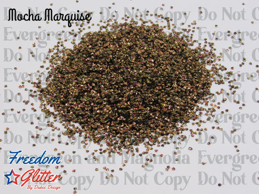 Mocha Marquise (Diamond Glitter)