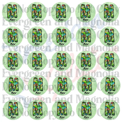 Customized Christmas Pet Gift Tags - Light Paw Letters