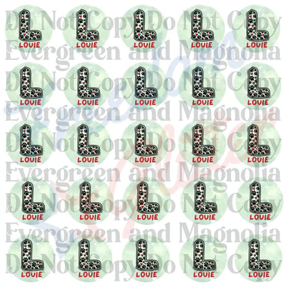 Customized Christmas Pet Gift Tags - Doodle Paw Prints