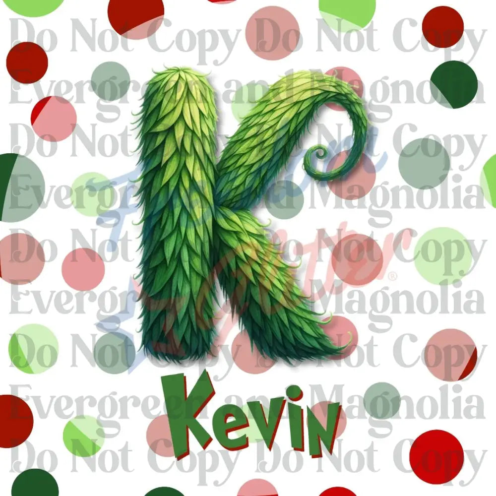 Customized Christmas Gift Tags - Mean One