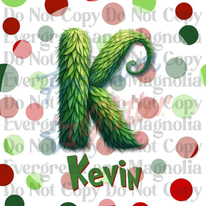 Customized Christmas Gift Tags - Mean One