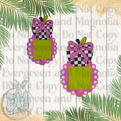 Coquette checkered apples
