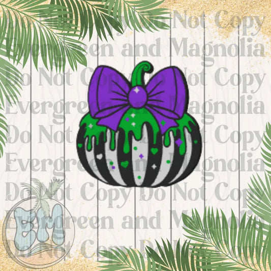 Striped slime pumpkin