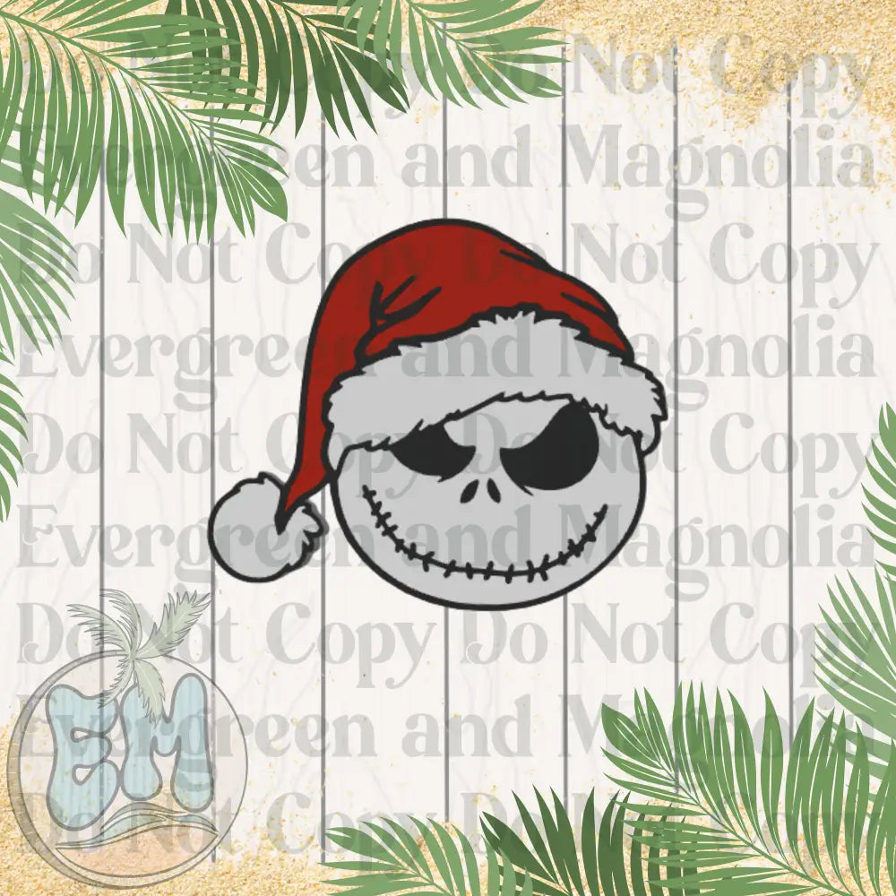 Santa skelly face