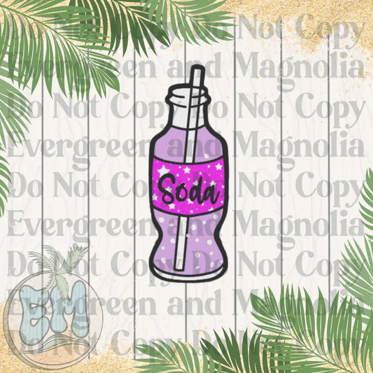 Pink soda