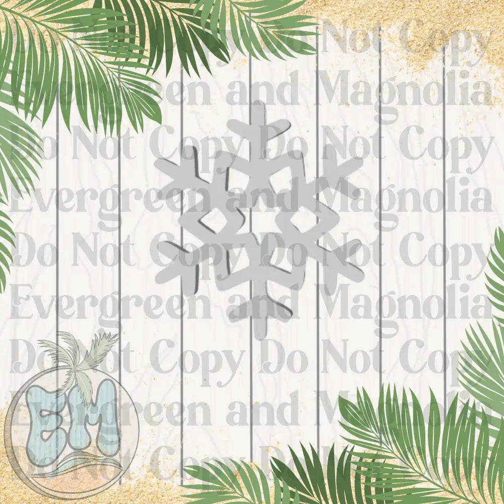 White snowflake
