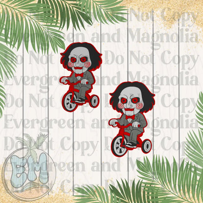 Scary clown bike