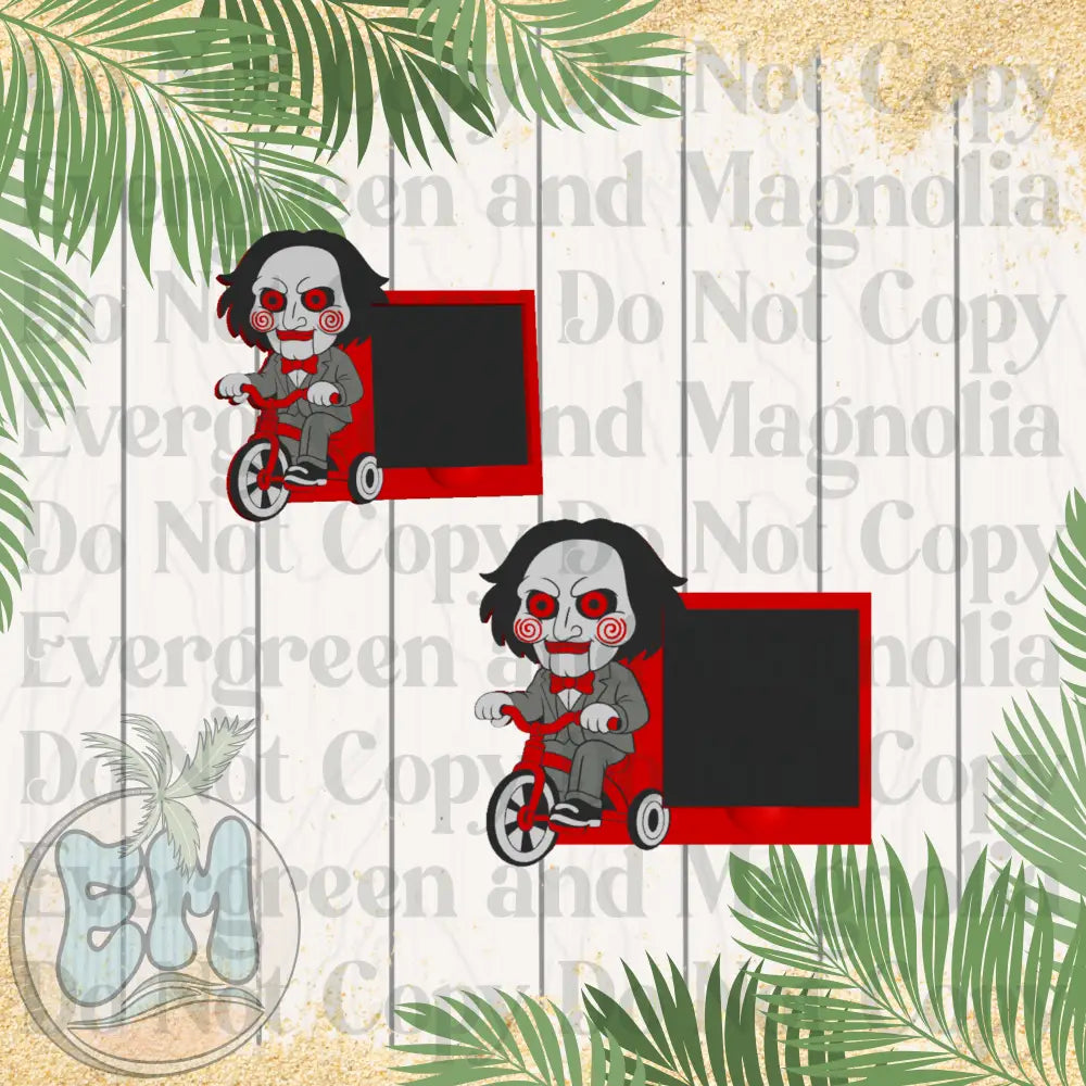 Scary clown bike