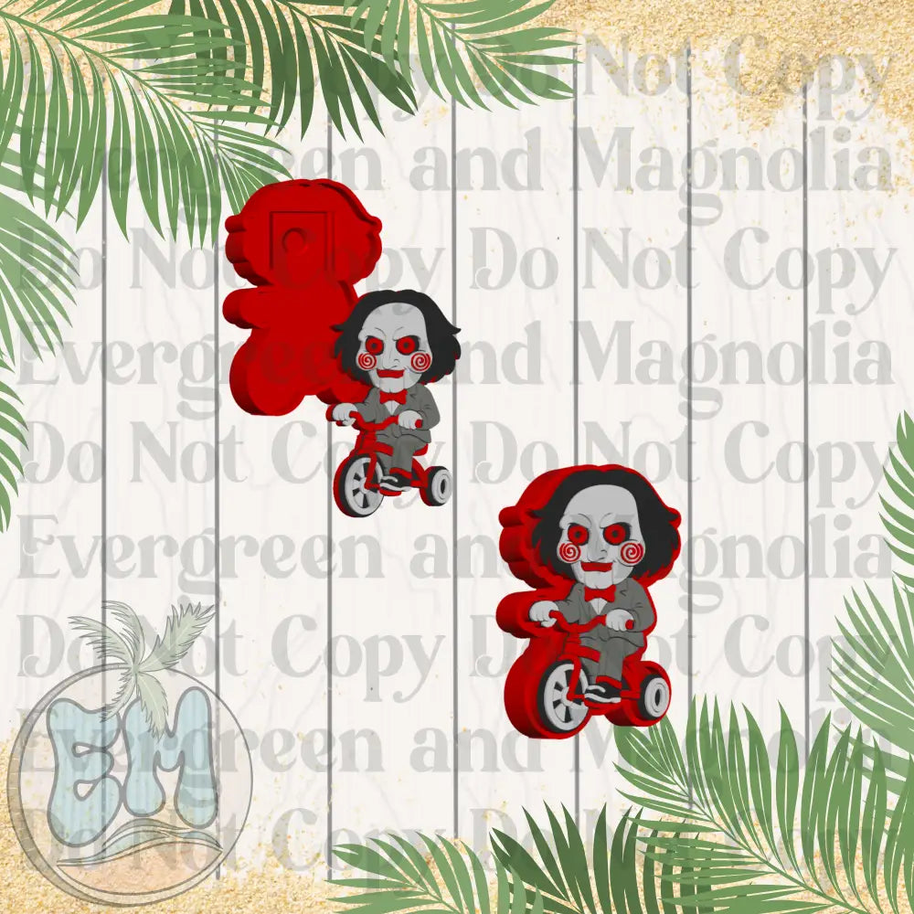 Scary clown bike