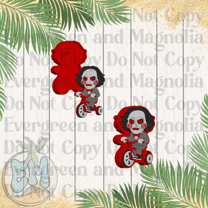 Scary clown bike