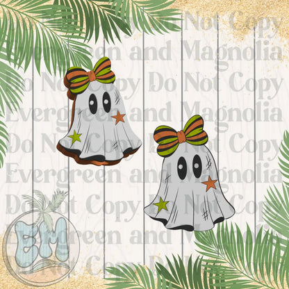 Stars halloween ghost