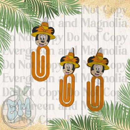 Candy corn witch mouse