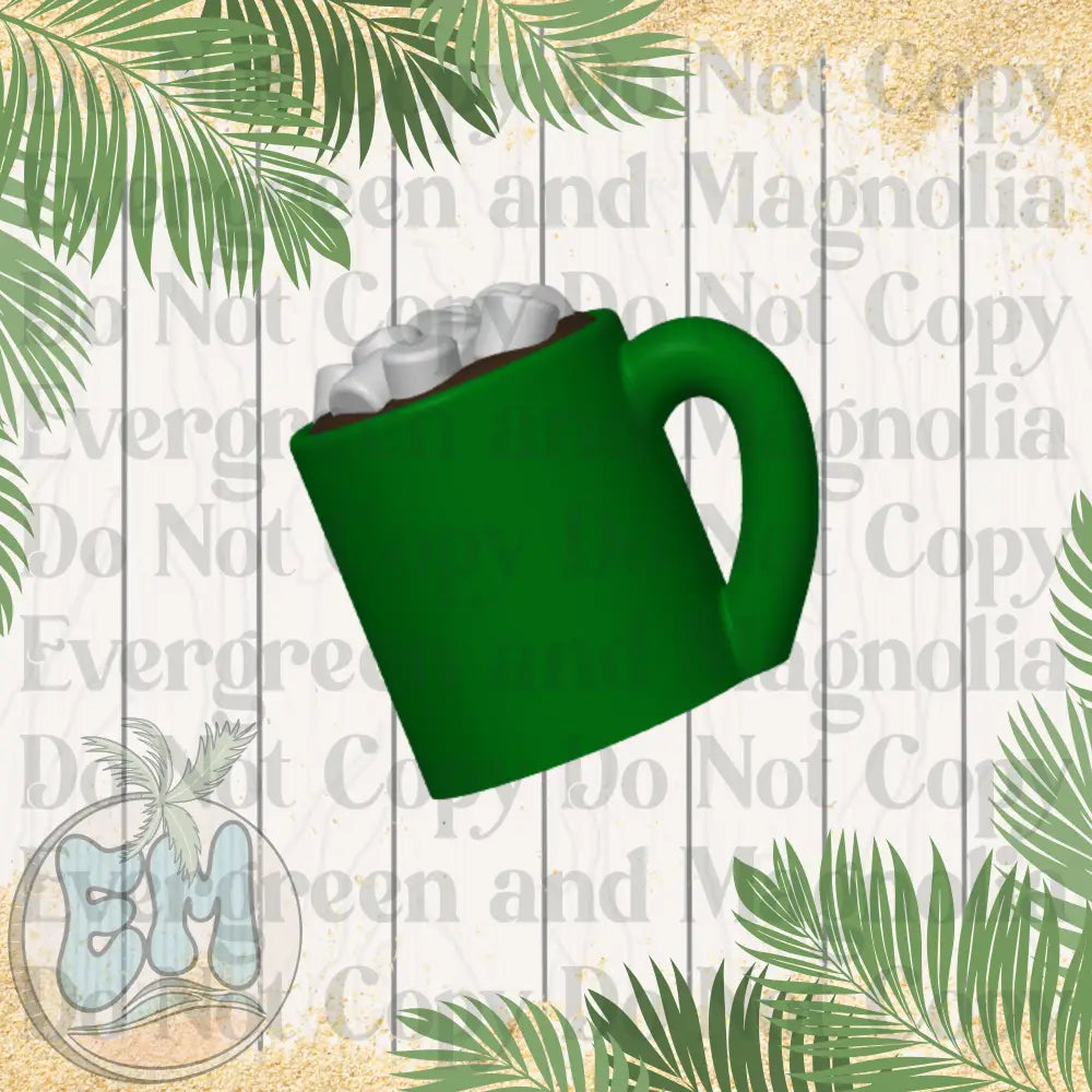 Green hot cocoa