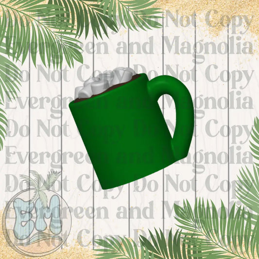Green hot cocoa