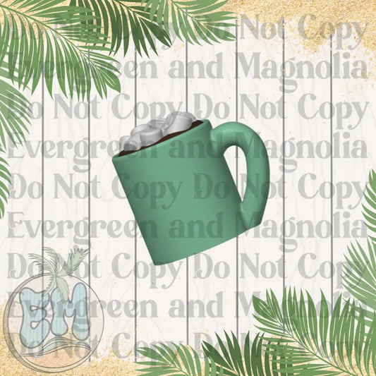 Green hot cocoa