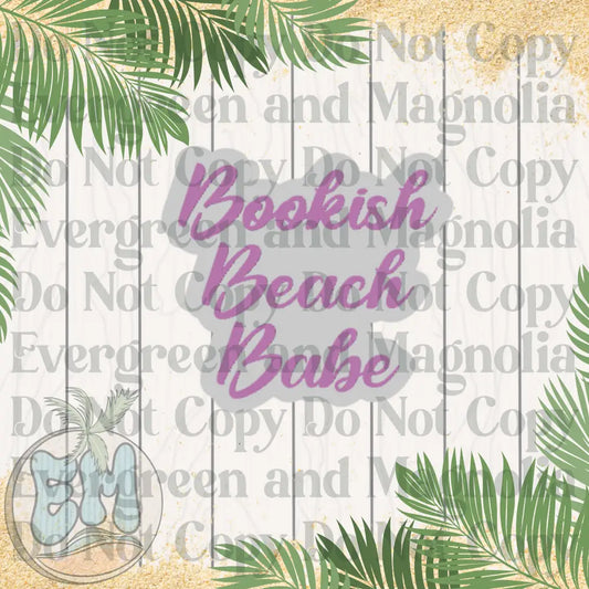Bookish beach babe