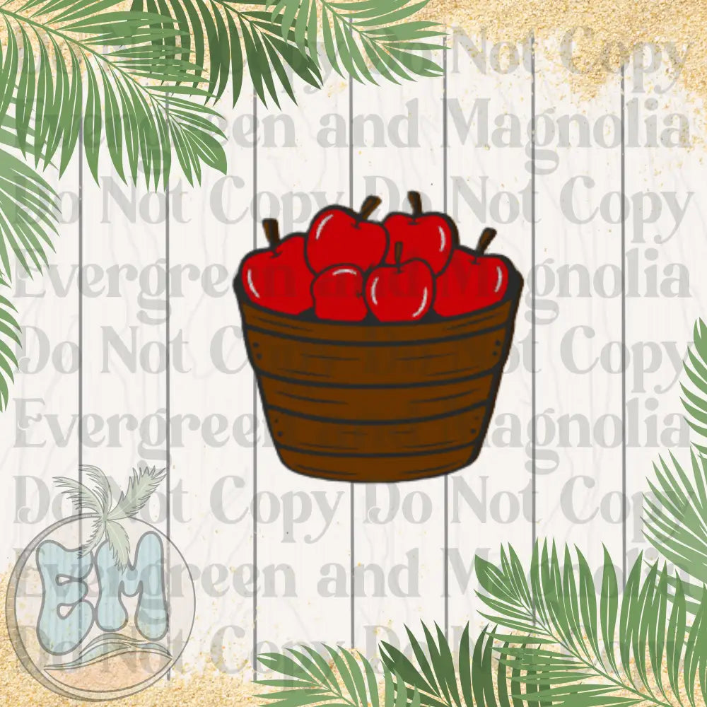 Bucket of apples