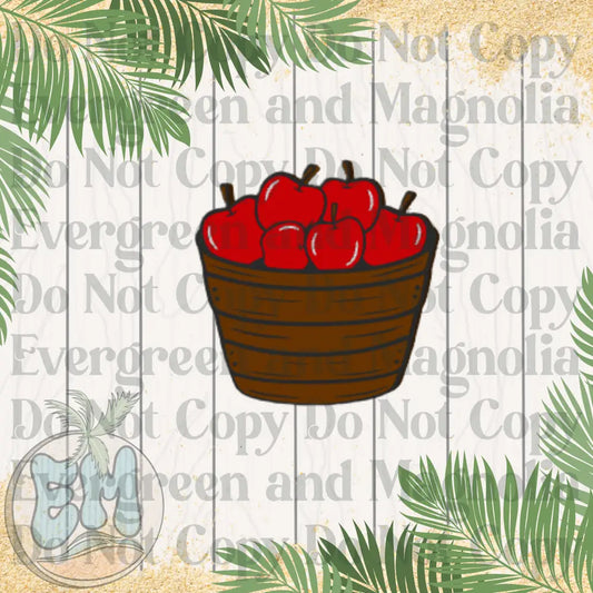 Bucket of apples