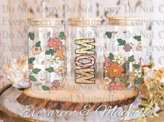 Mom Floral 2025 UV DTF print