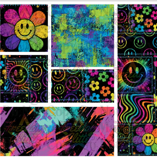 Mixed Image Sheet - Neon Dreams 1 (Printed Vinyl)