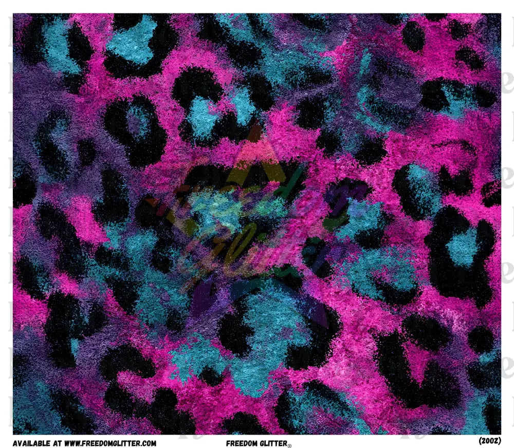 Neon Leopard Wrap (Printed Vinyl)