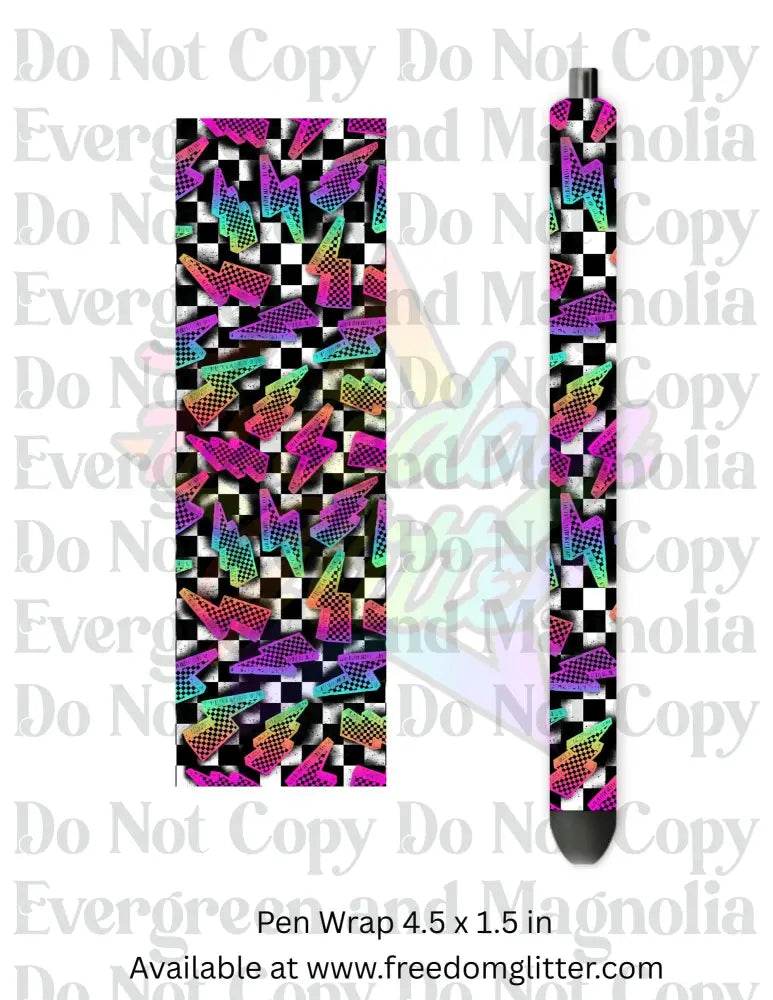 Neon Retro Grunge 2 (Printed Vinyl)
