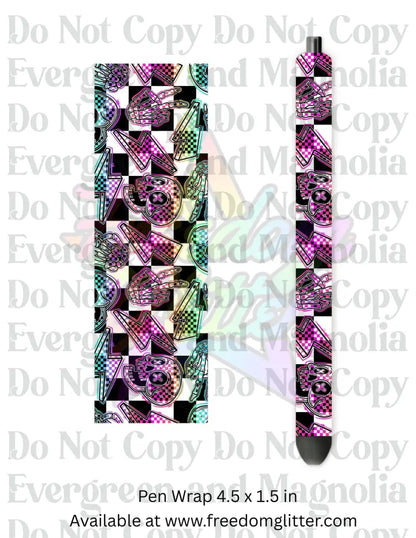Neon Retro Grunge 3 (Printed Vinyl)